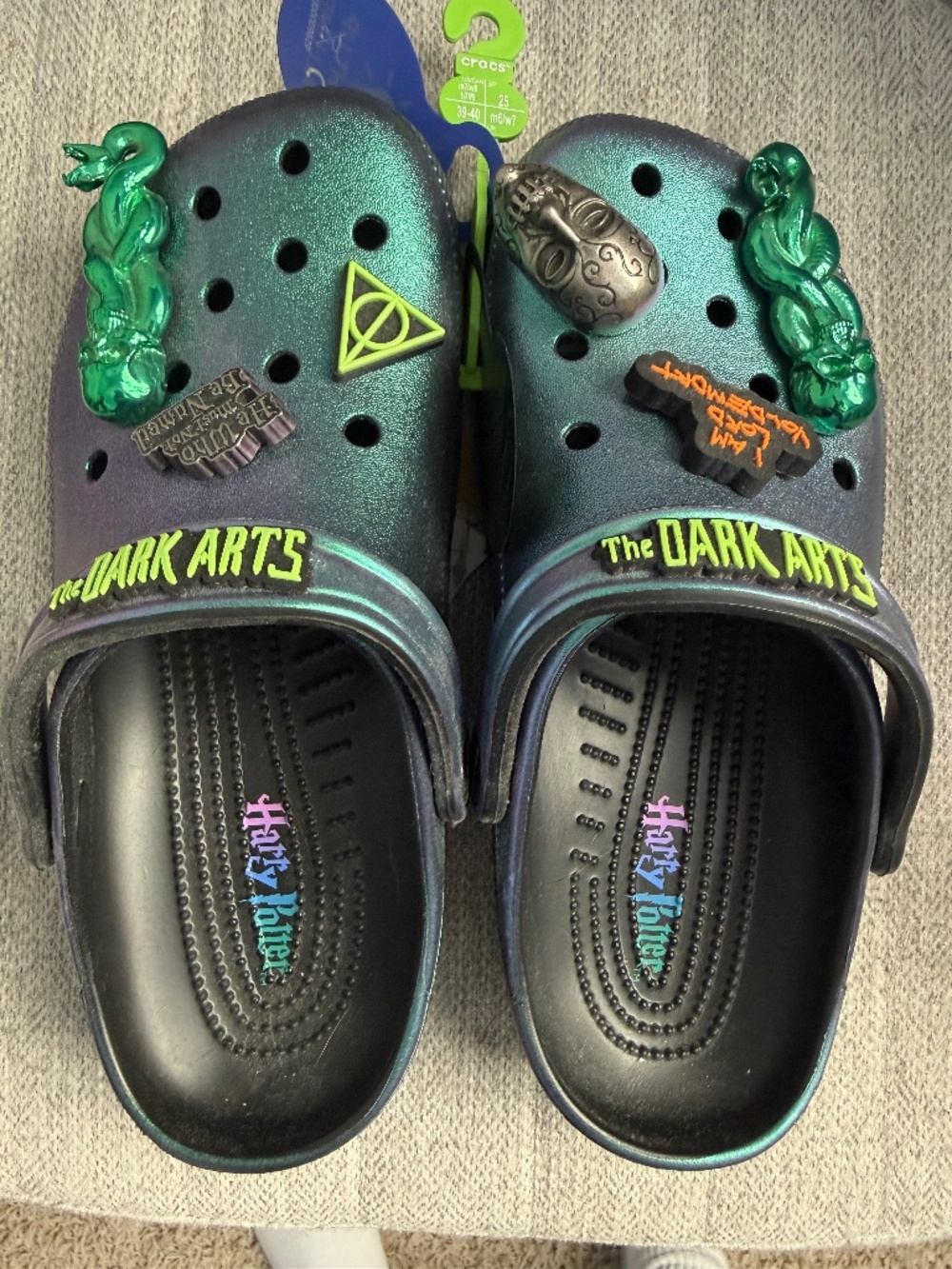 Crocs NWT Harry Potter Slytherin Shoes